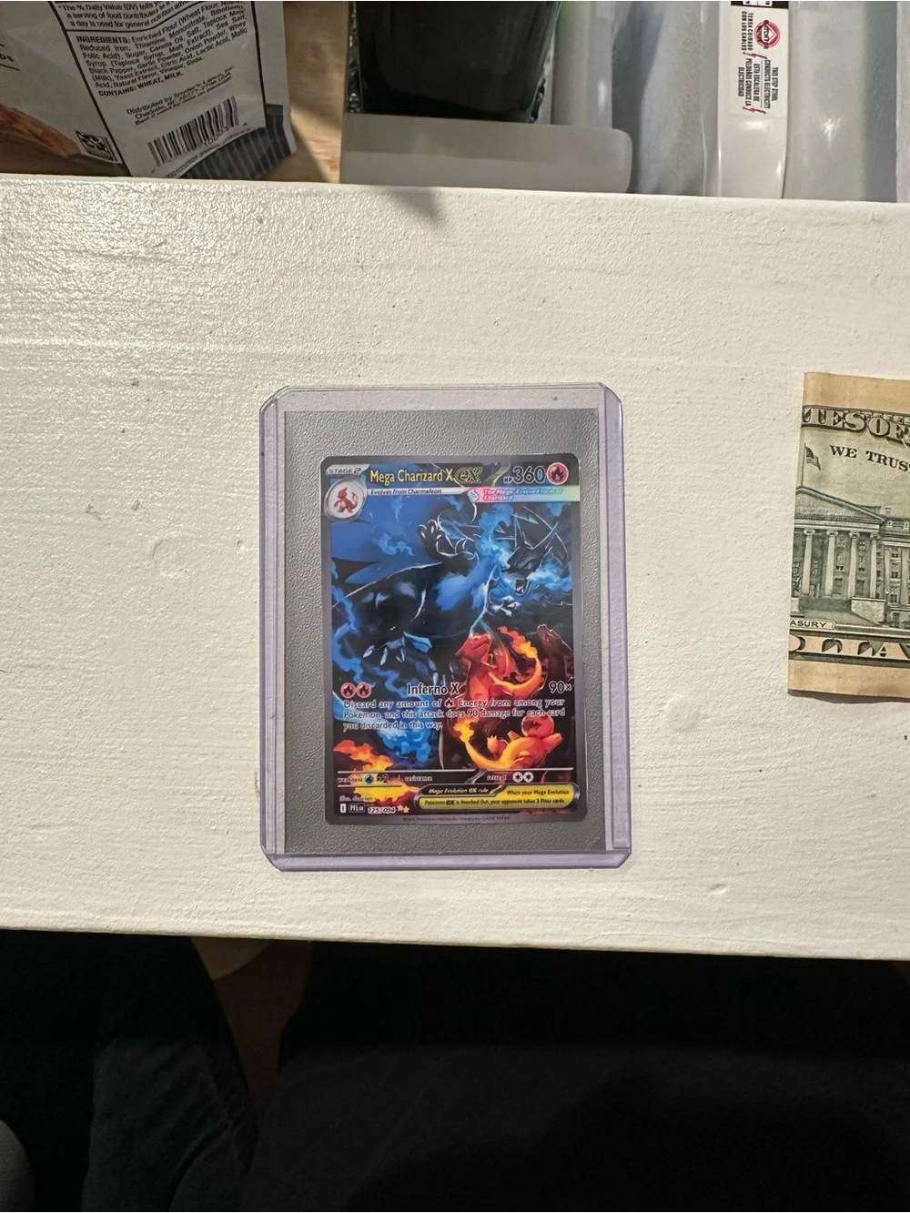 Mega Charizard X ex 125/094 Me02: Phantasmal Flames Holo NM
